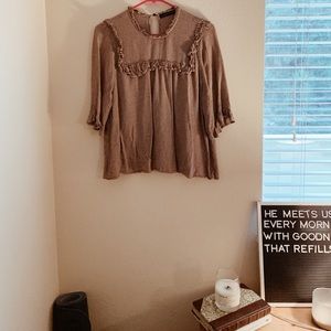 Zara Peasant Blouse
